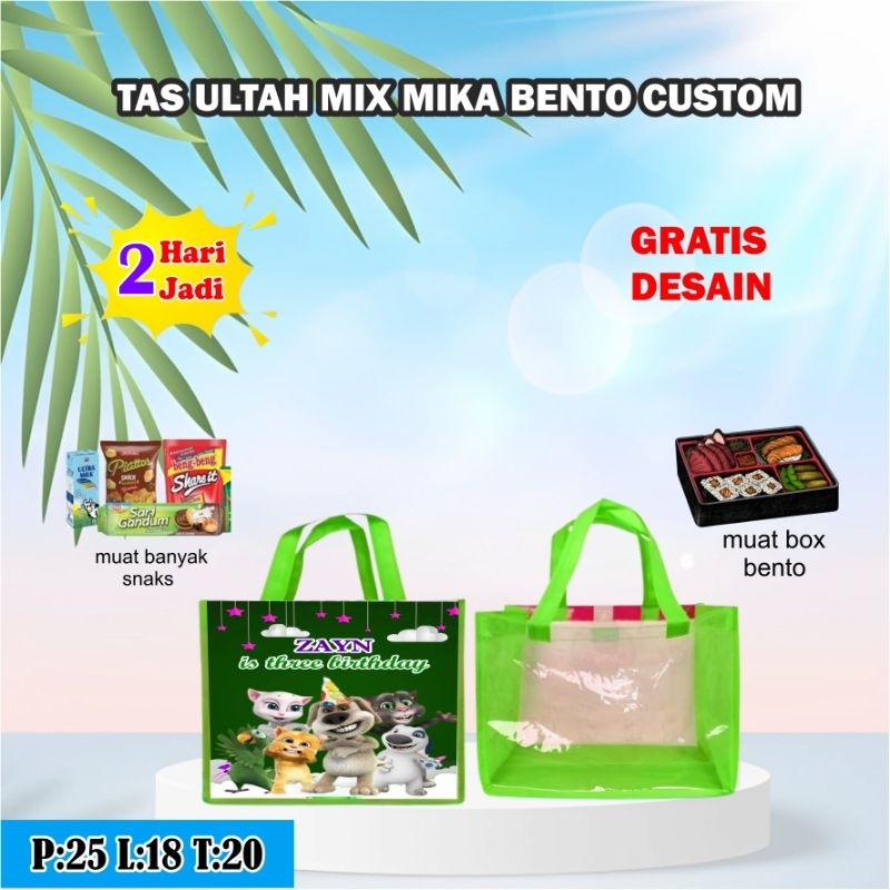 

TAS ULTAH BENTO BELAKANG MIKA/TAS ULTAH BENTO MIX MIKA/TAS ULTAH BENTO/TAS ULTAH CUTOM/TAS ULANG TAHUN/GOODIEBAG CUSTOM/GOODIE BAG BENTO