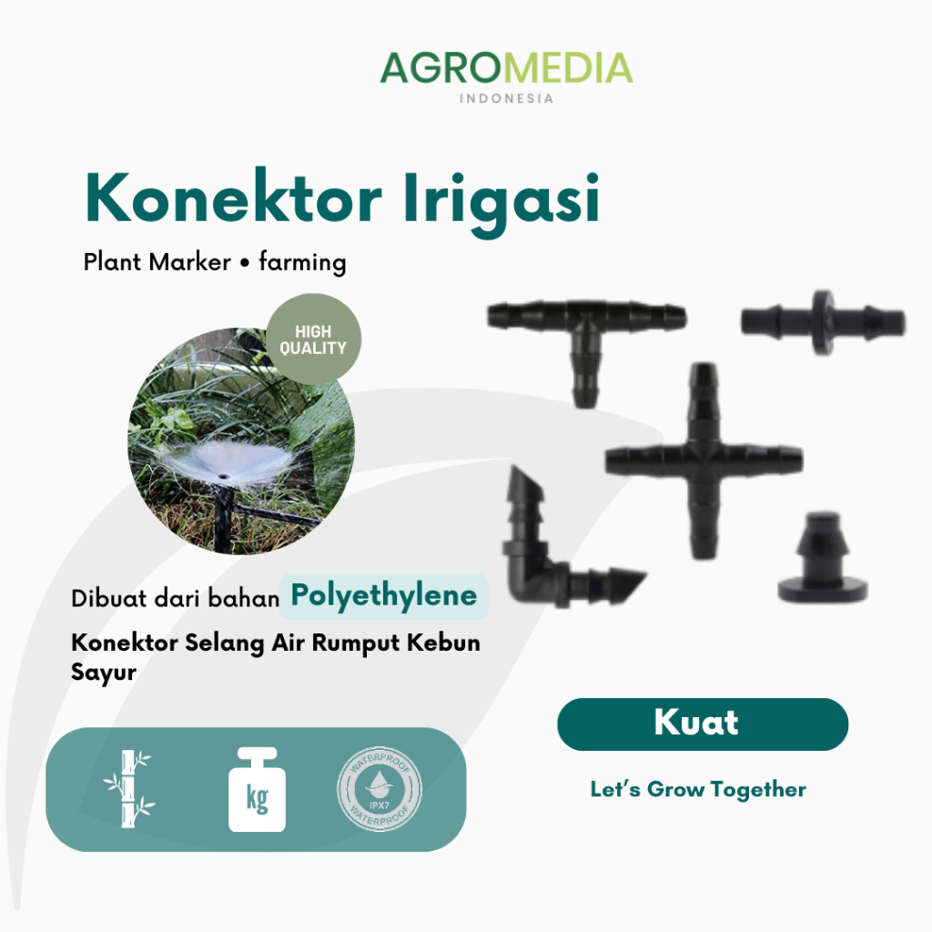 sambungan selang air/konektor selang/connector drip