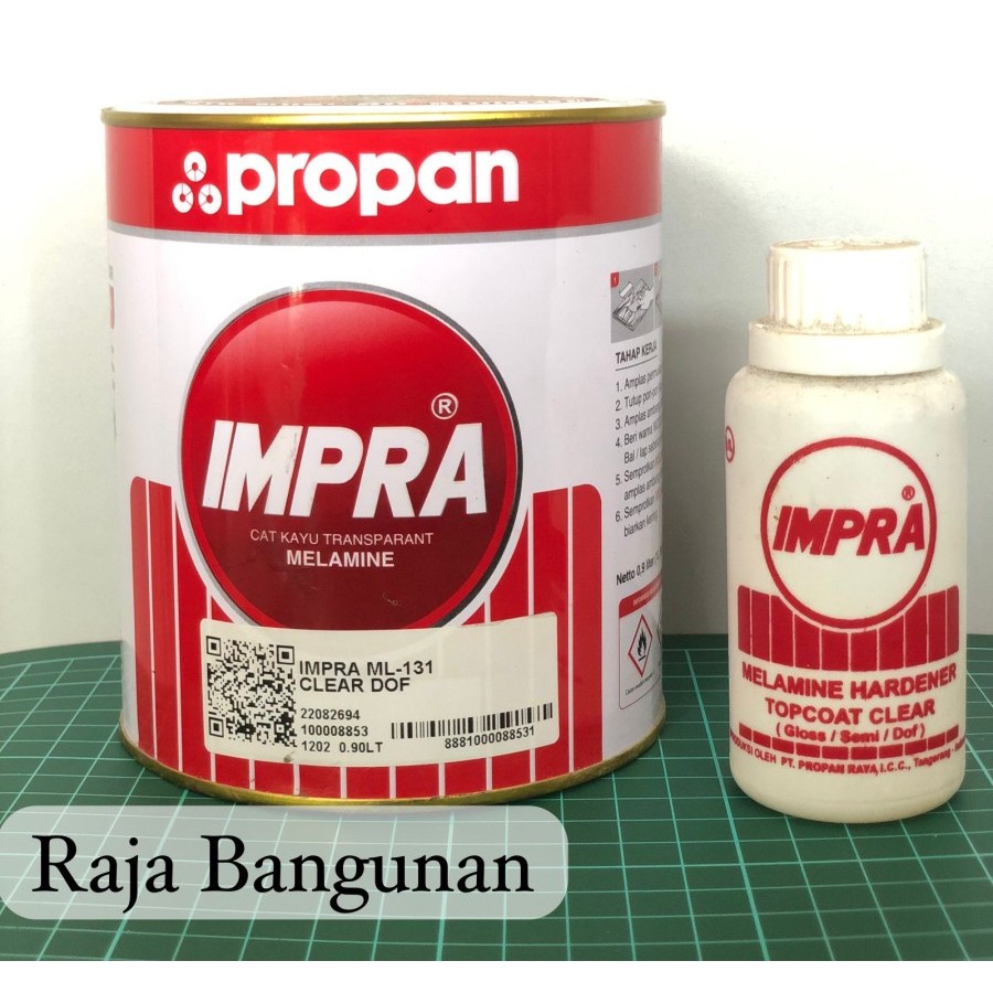 PROPAN IMPRA MELAMINE ML-131 CLEAR DOFF - CLEAR GLOSS + HARDENER 1LTR PROPAN