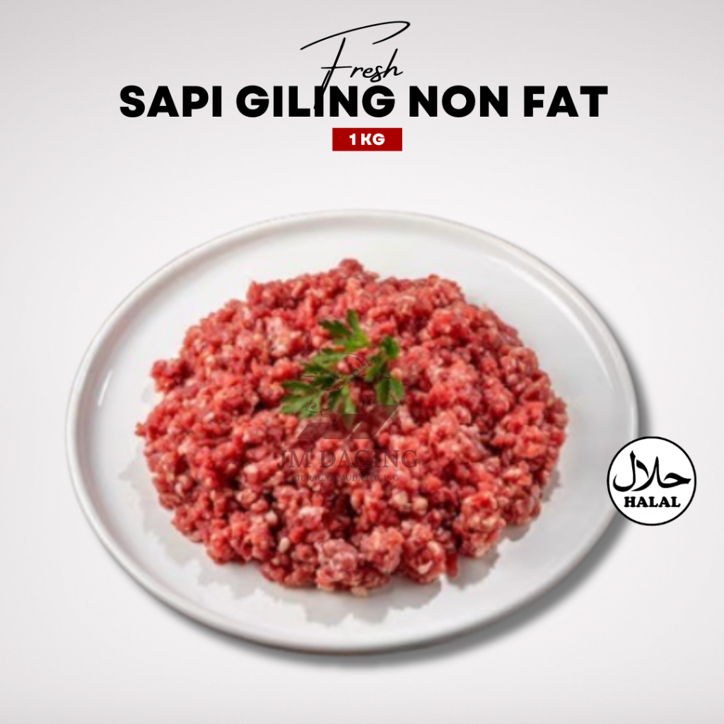 

Daging Giling Sapi Ground Beef Tanpa Lemak Halal 1kg Tangerang