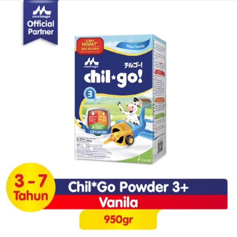 

MORINAGA CHIL GO POWDER 3+ VANILA 950g UNTUK ANAK USIA 3-7 TAHUN