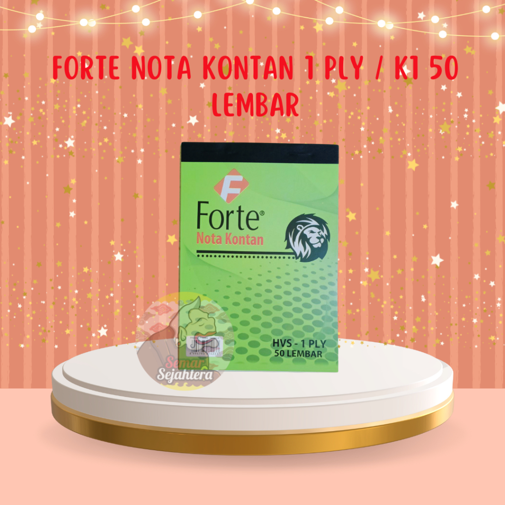 

[PCS] NOTA KONTAN FORTE 1 PLY / K1 50 LEMBAR