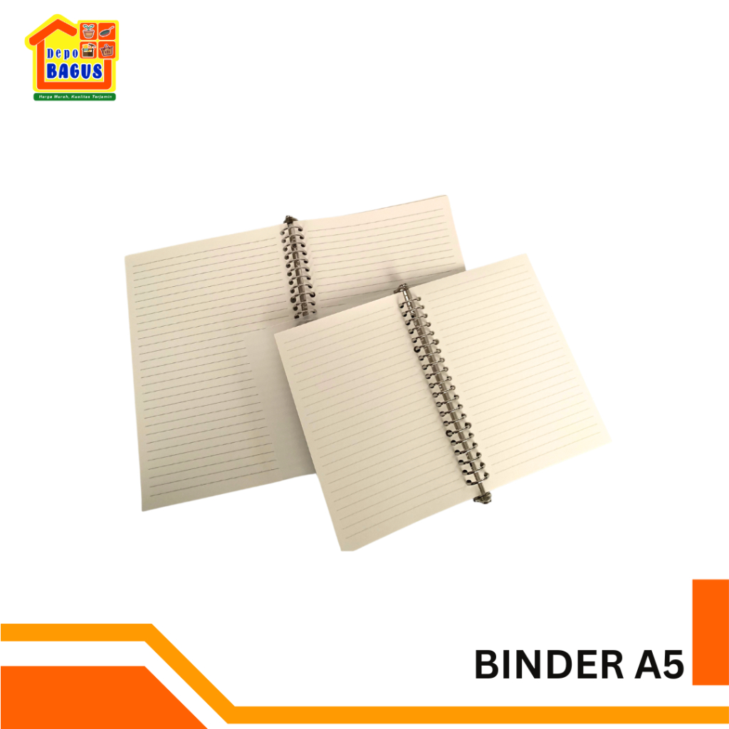 

BINDER A5, Notebook, Buku Catatan Kecil