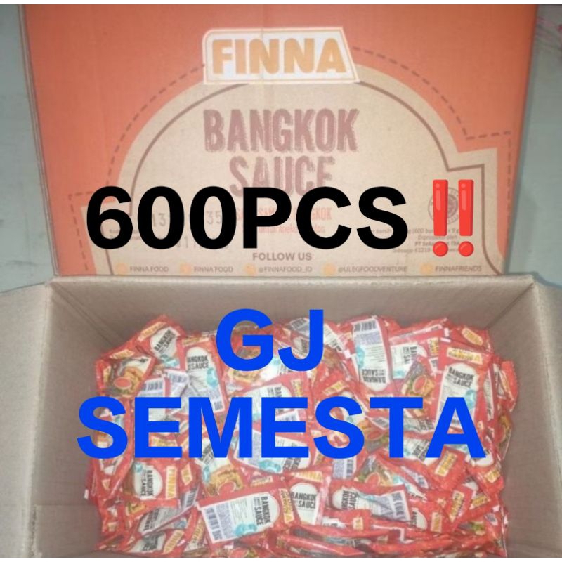 

FINNA SAUS SAMBAL BANGKOK 600pcs‼️‼️ KARTONAN