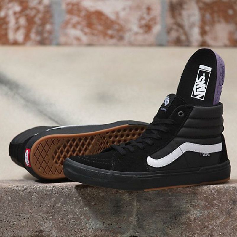 [ SALE ] BMX SK8-HI BLACK/WHITE/BLACK RESMI PT. NAVYA