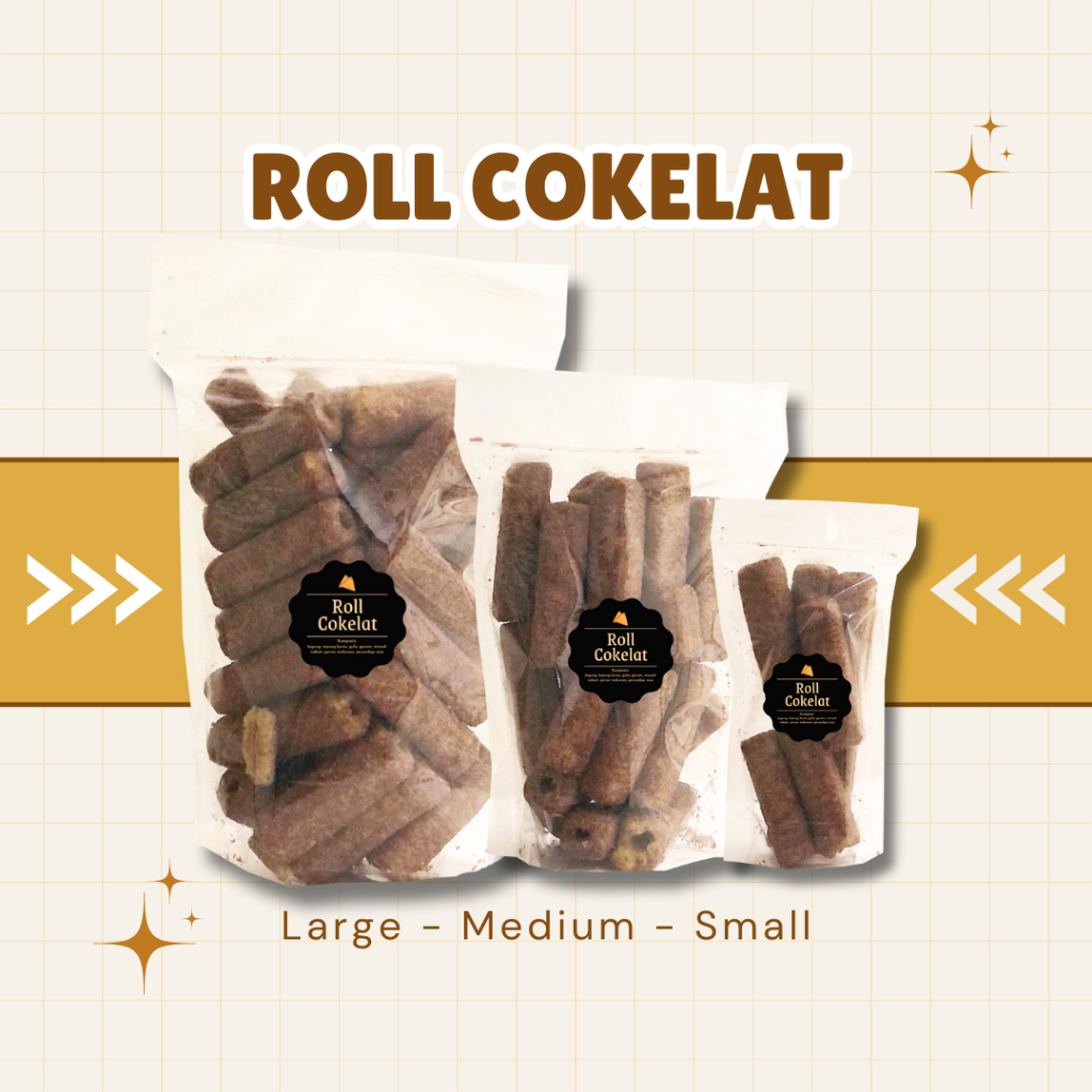 

[DELISH SNACKS] Roll Cokelat / Snack Cemilan Camilan Jajanan Jadul Rasa Coklat Manis