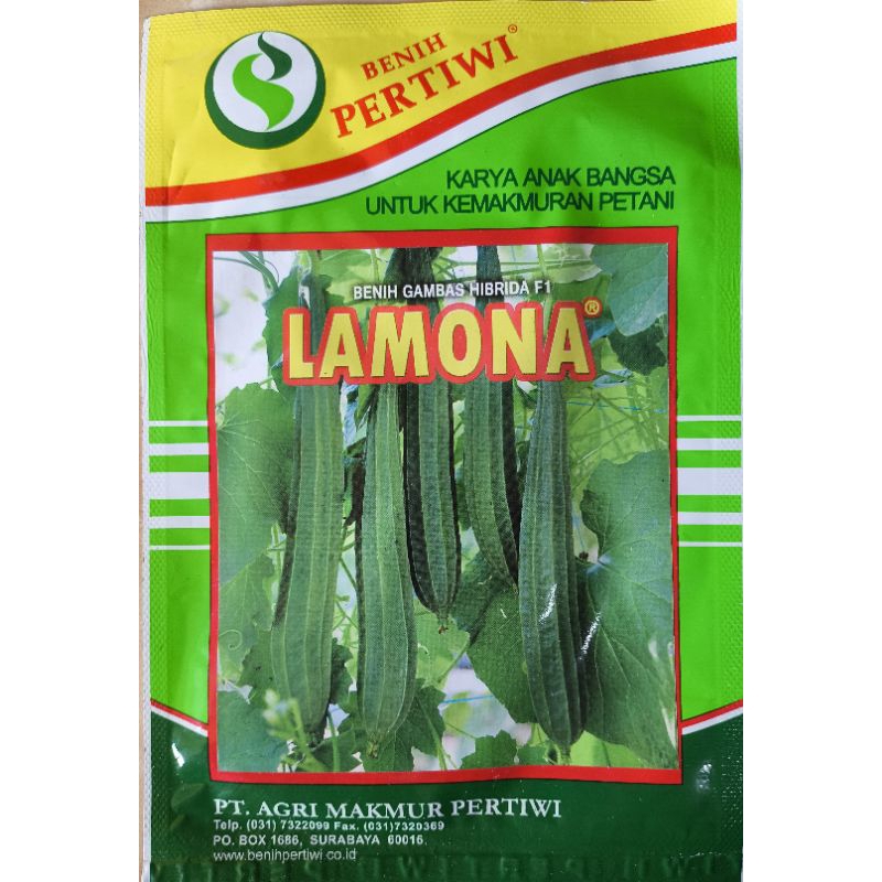 Benih oyong/gambas Lamona 10 gram (benih pertiwi)