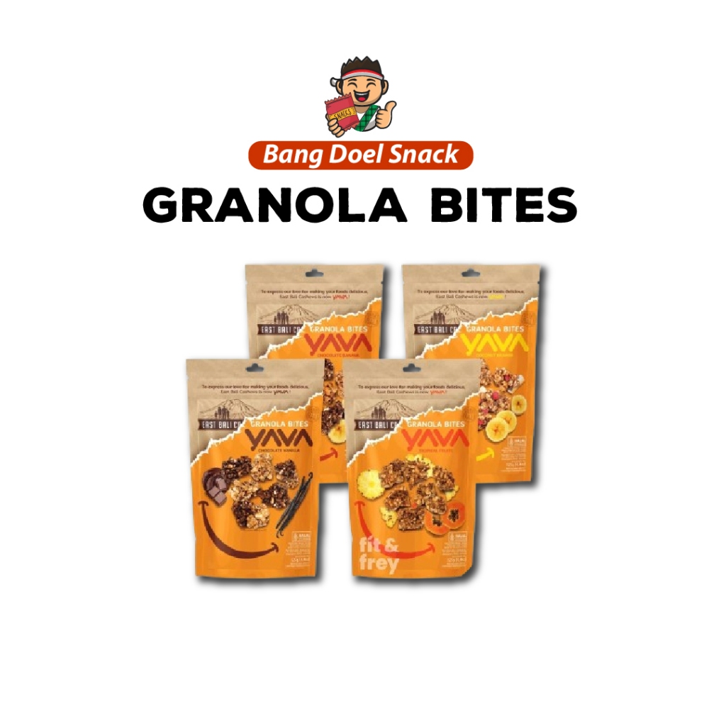 

YAVA Granola Bites 125g - Snack Diet - Sarapan Sehat - Cemilan Muesli