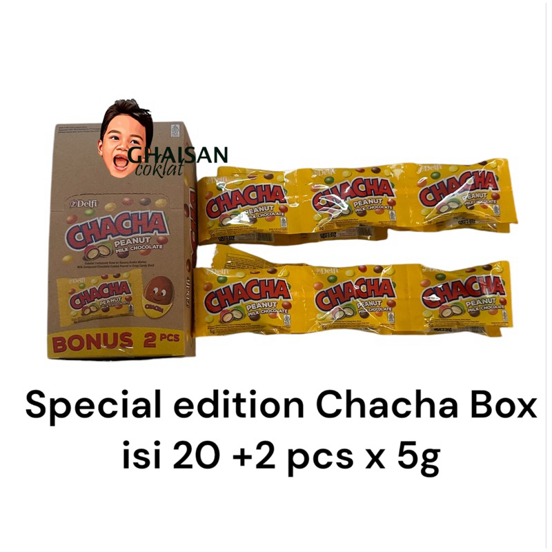 

Cokelat Delfi Chacha kemasan baru 20 + 2 berat 5g