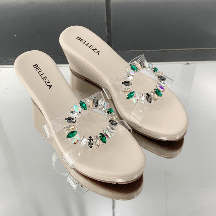 BELLEZA YUK - ODELIA Sandal Wanita High Heels Korea Premium Tinggi 7cm Size 36 - 40 Sendal Heel Ukur