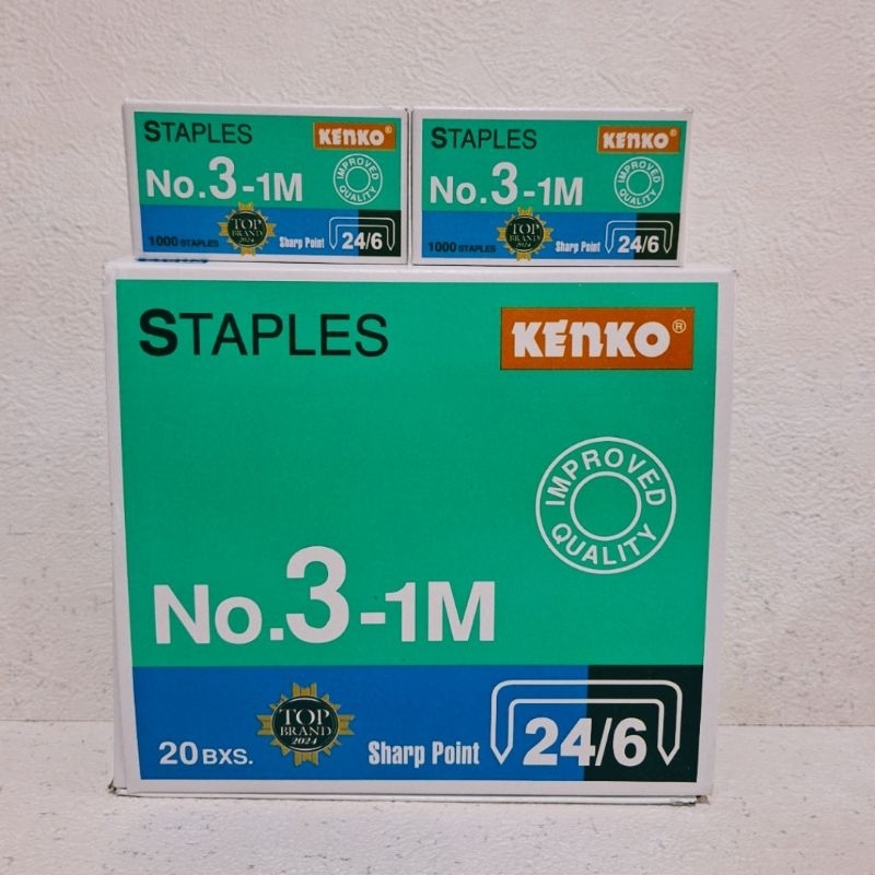 

ISI STAPLES BESAR NO.3-1M KENKO/ satuan