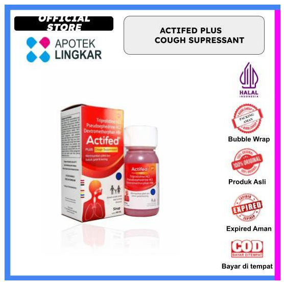Actifed Plus Cough Supressant Sirup
