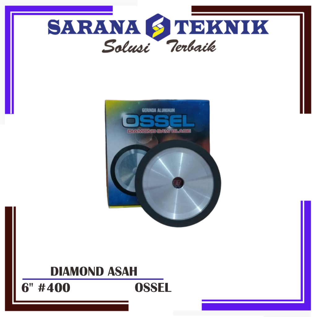 MATA ASAH / DIAMOND GRINDING TCT 6 INCH #400 OSSEL ALUMUNIUM