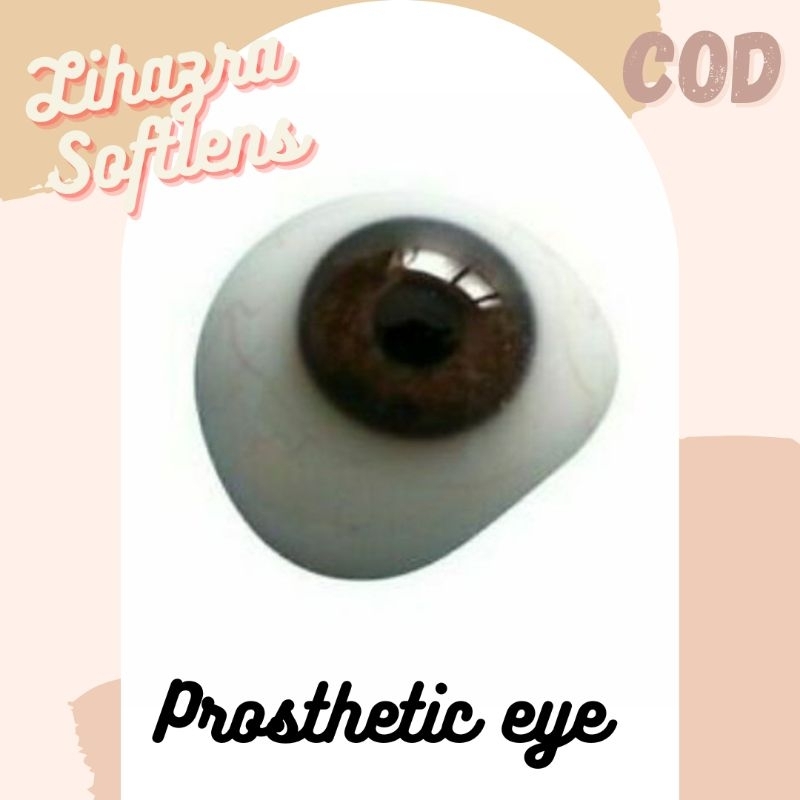 Lihazra Bola mata palsu buatan / artificial prosthetic eye/ tempat tester softlens
