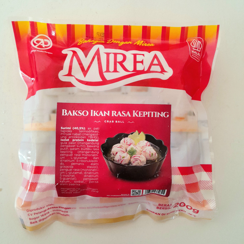 

MIREA bakso kepiting 200gr