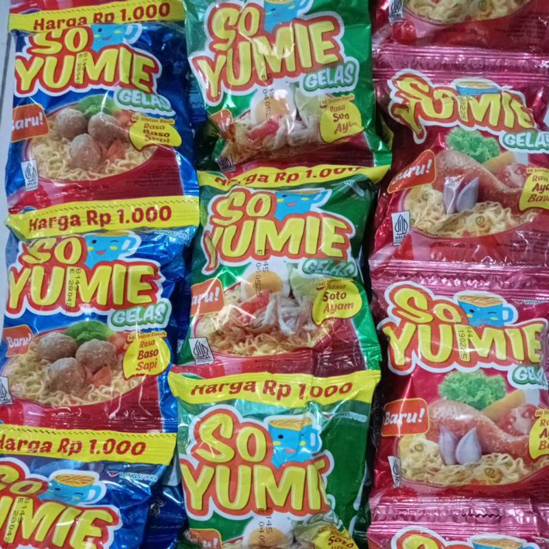 

SO YUMIE GELAS renceng 10'S