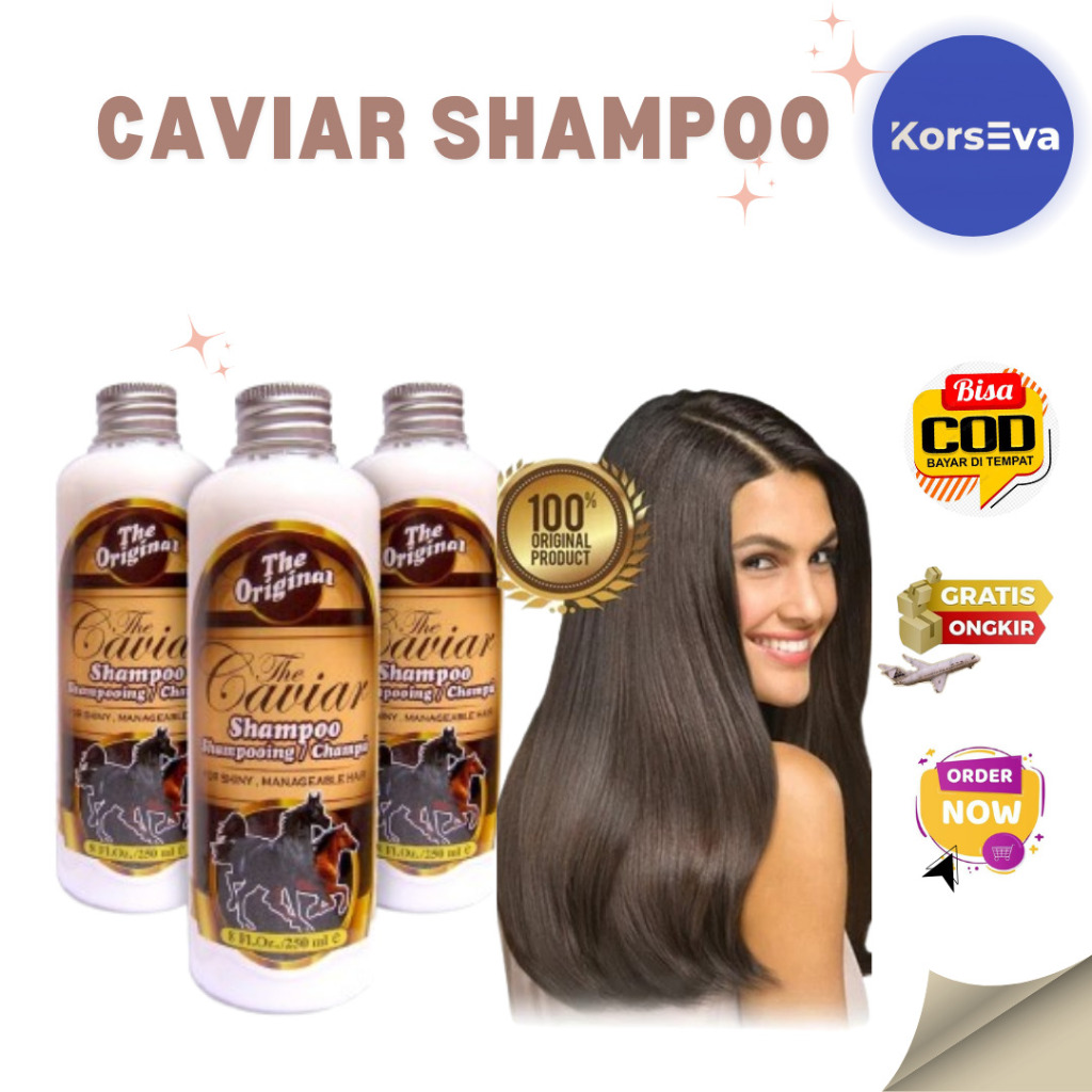 THE CAVIAR SHAMPOO ORIGINAL/ SHAMPOO KUDA CAVIAR/ SHAMPOO KUDA CAVIAR ORIGINAL BPOM