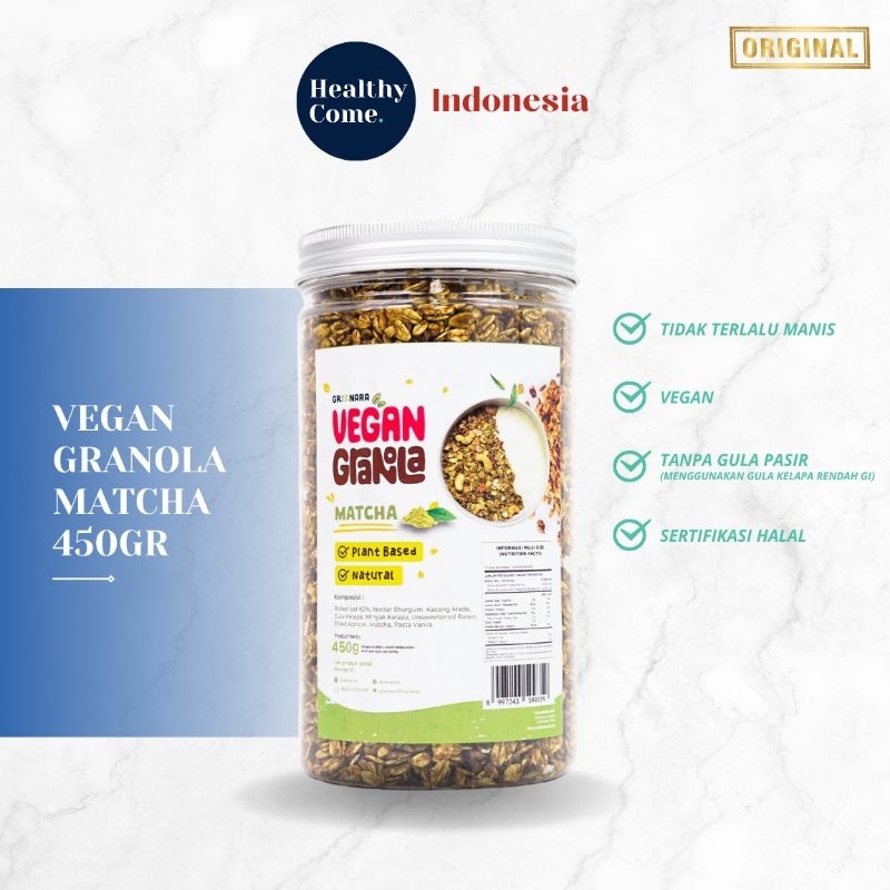 

Vegan Granola Matcha / Granola Matcha 450gr | Greenara
