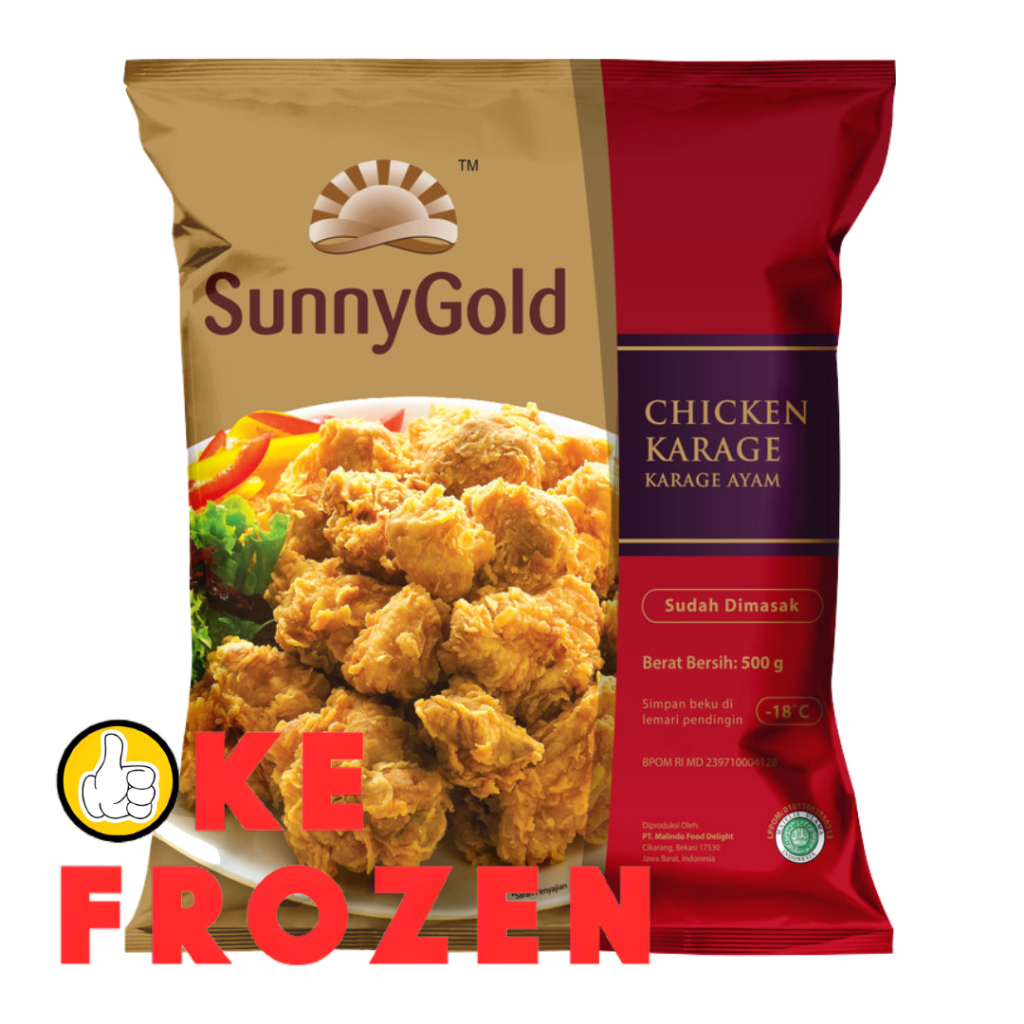 

SUNNY GOLD CHICKEN KARAGE 500GR / KARAGE AYAM