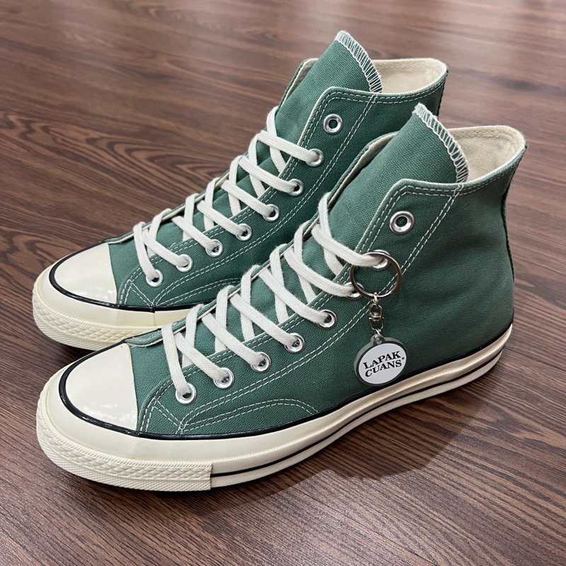 Converse Chuck 70s High Admiral Elm Green Egret (RESMI PT. MAP)