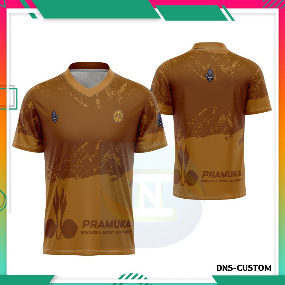Baju Pramuka | Kaos Pramuka Pembina Fullprint | Jersey Pramuka Printing