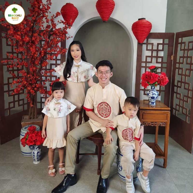 FAMILY CHEONGSAM QIBAO SET IMLEK