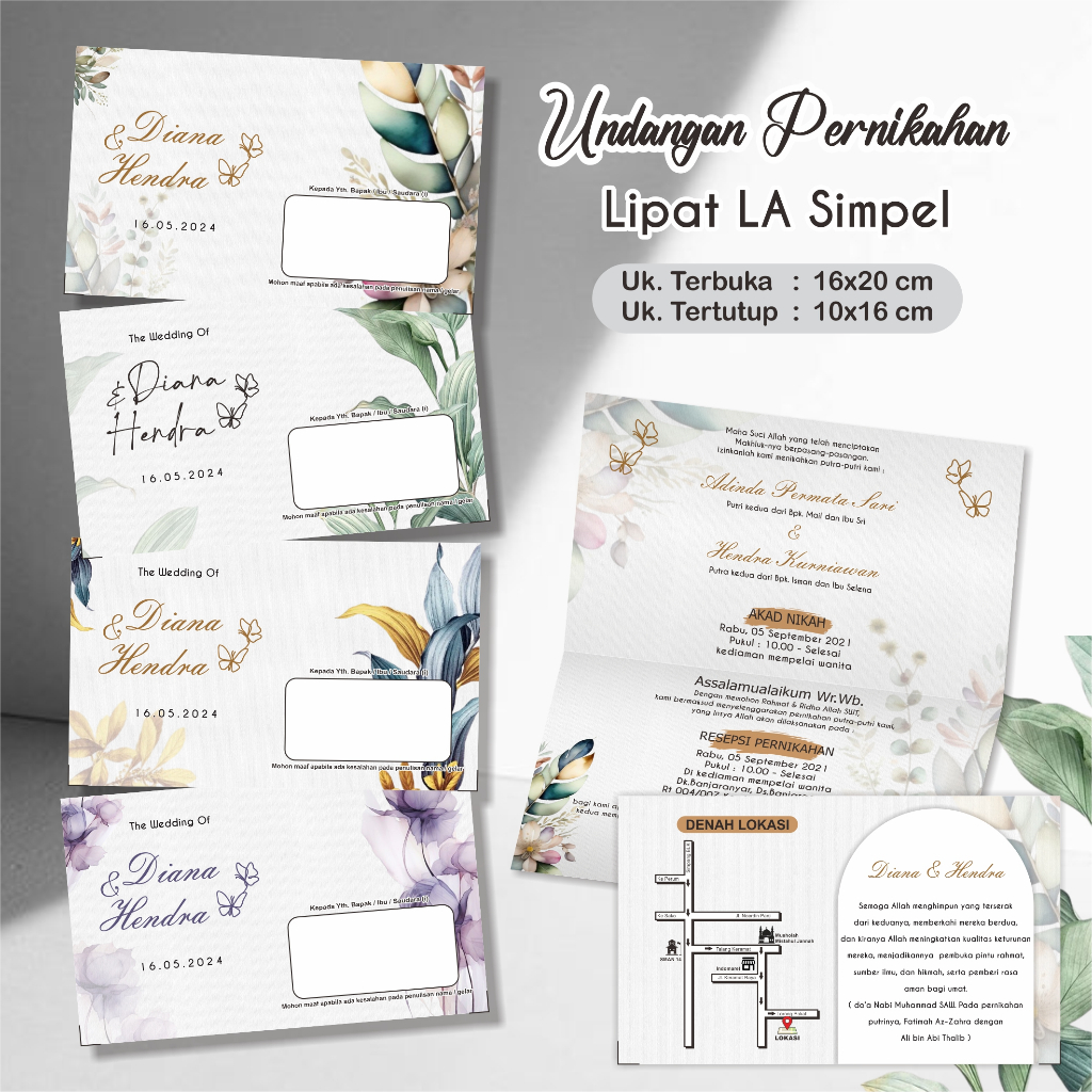 

Undangan Pernikahan Lipat LA Simpel - Desain Kekinian Murah Berkualitas Terlaris dan banyak bonusnya