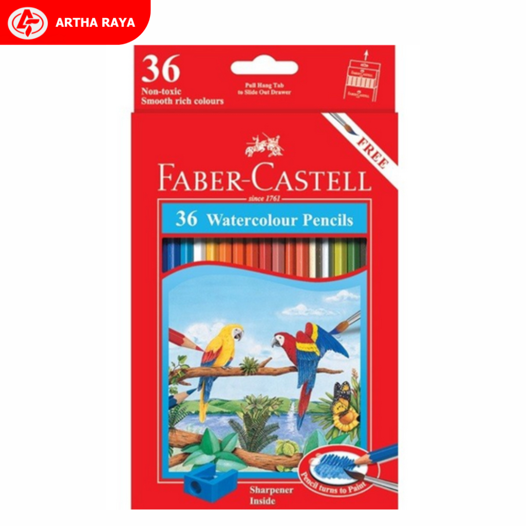 

Pensil Warna Watercolour FABER CASTELL 36 Warna