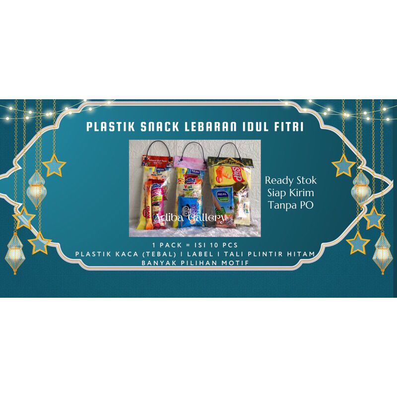 

￼Plastik Snack Ulang Tahun/Plastik Snack Idul Adha/Plastk Snack Idul Fitri / Plastik Snack Lebaran / Tas Snack / Hampers Lebaran ( 1pack/10pcs )