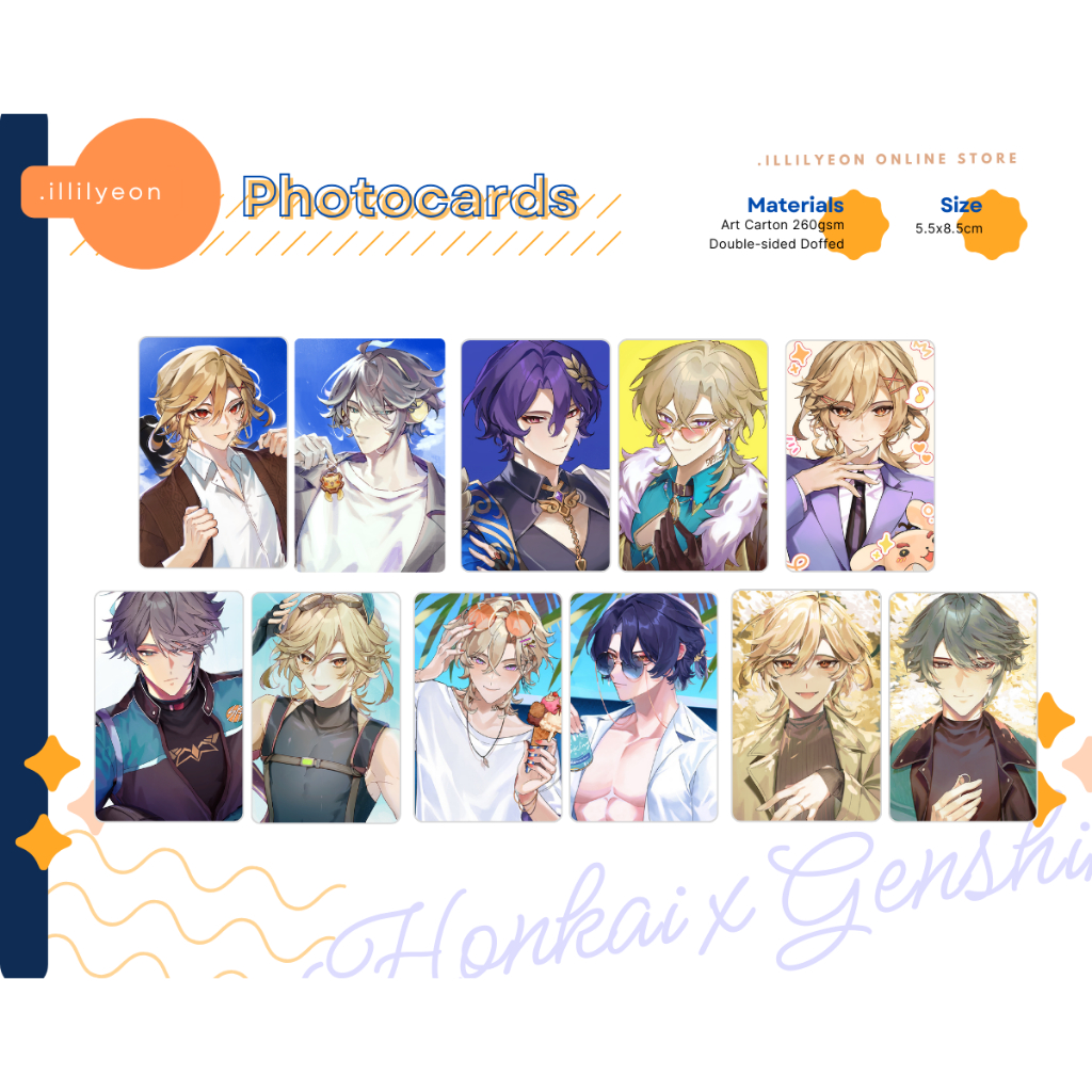 Honkai Star Rail / Genshin Impact | Ratiorine / Haikaveh | Photocard