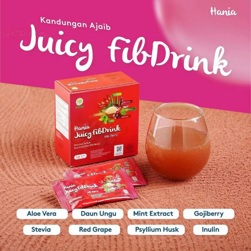 

HANIA JUICY FIB DRINK MENYEHATKAN PENCERNAAN