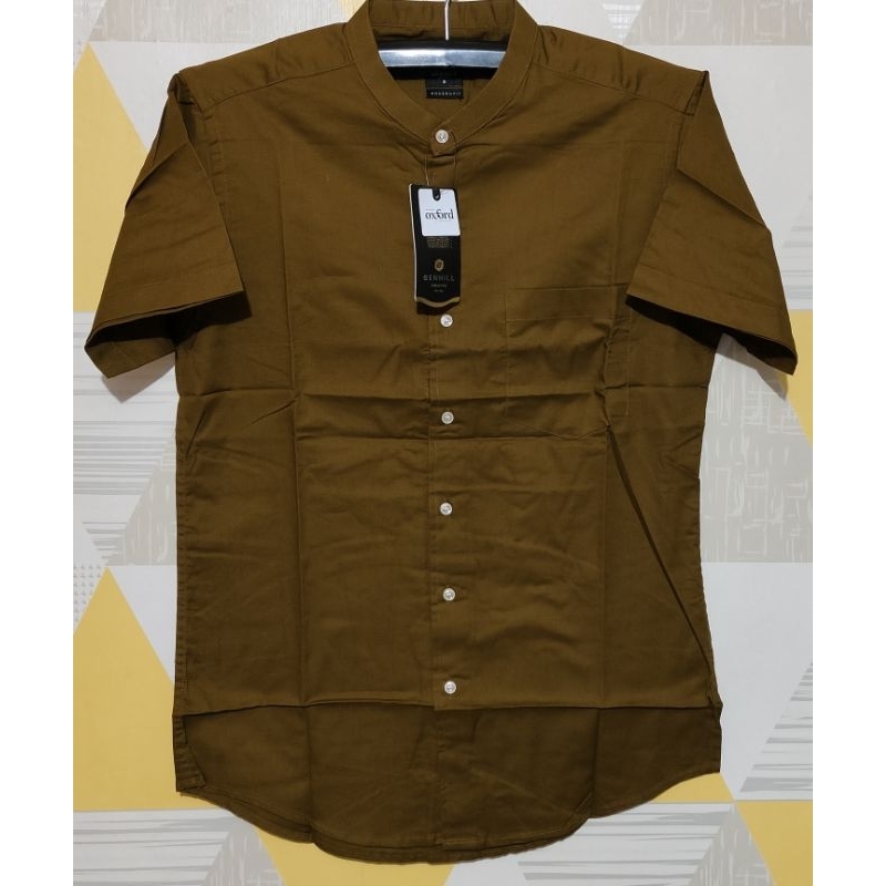 Koko Pendek Pria Linen BENHILL original size S, L