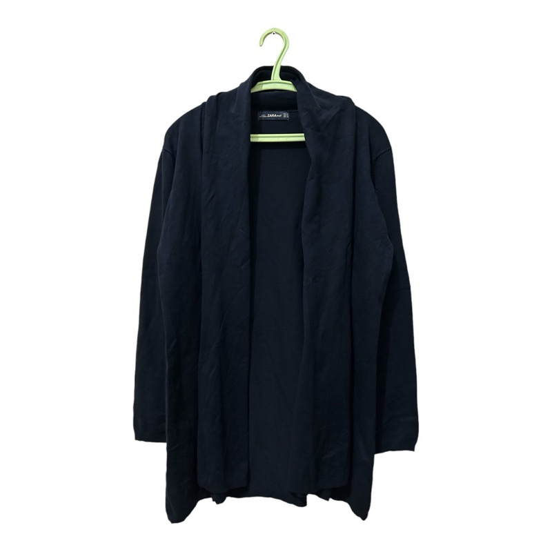 Zara Cardigan Wanita Biru Navy Original Preloved