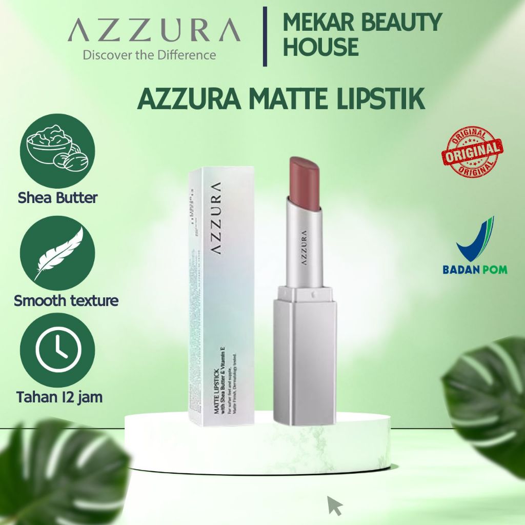 AZZURA Matte lipstik | lipstik matte azzura 3gr