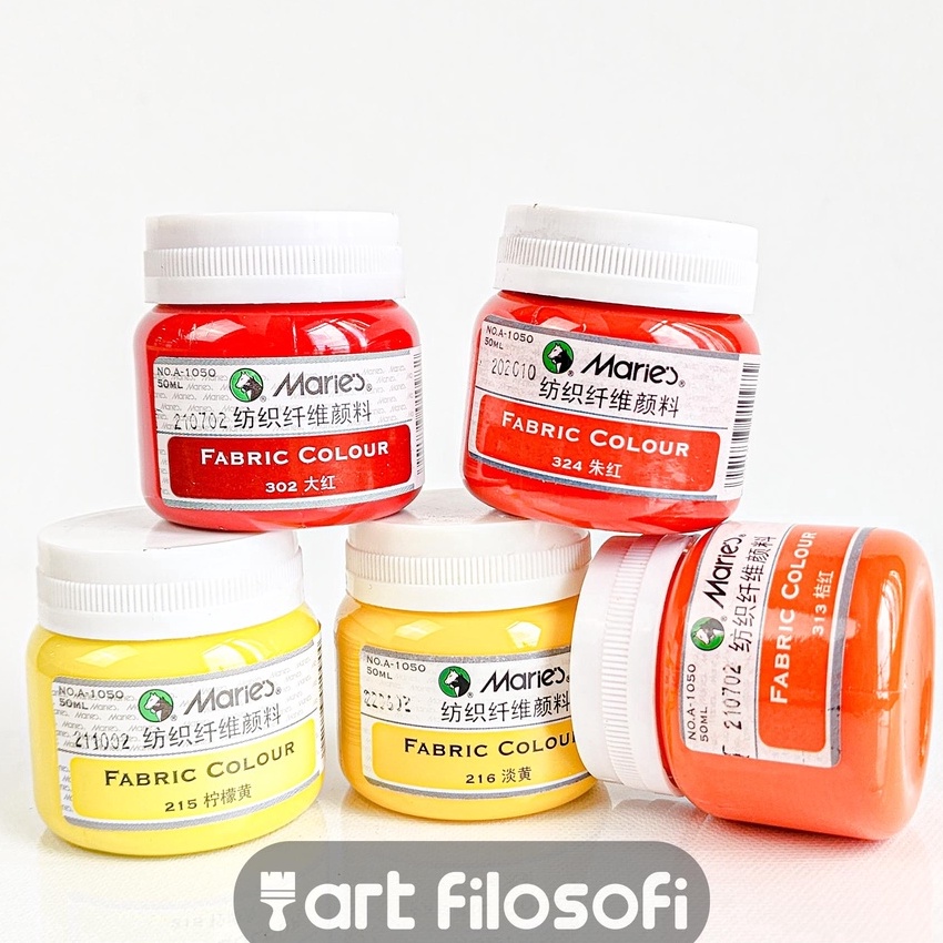 

Terbaru Maries Fabric Color 5ml A15 Cat Tekstil Kain
