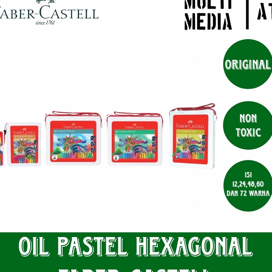 

Grosir FABERCASTELL HEXAGONAL OIL PASTEL CRAYON FABER CASTELL FREE PEECT DRAWING TOOLS