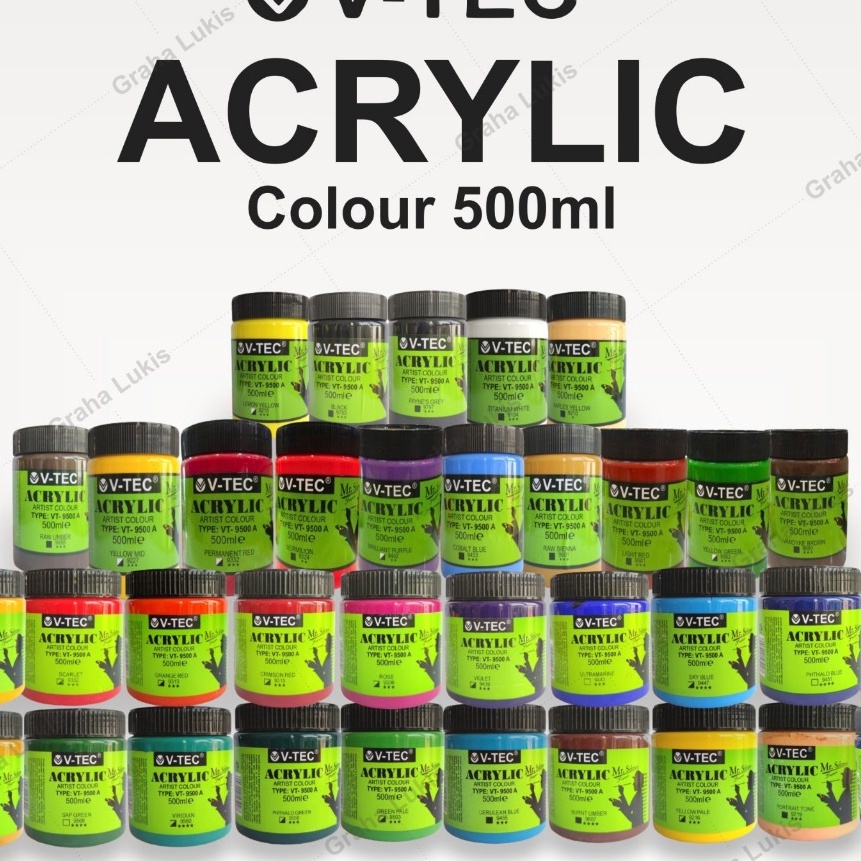 KI3 VTEC Artist Acrylic Paint ml  Cat Acrylic VTEC ml