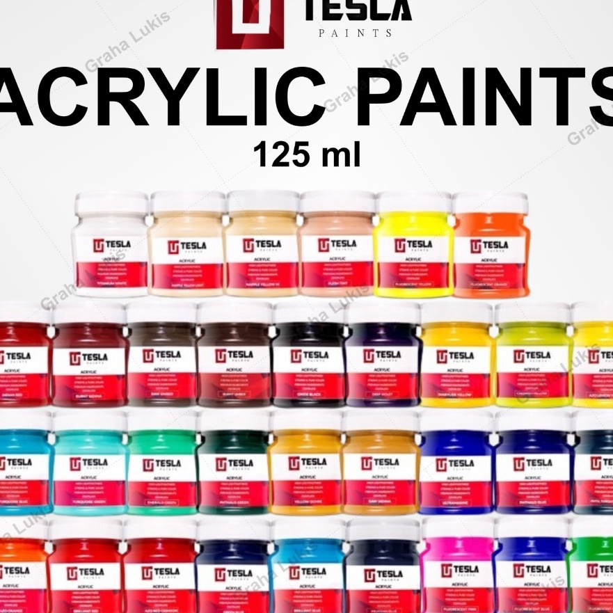 

Istimewa Tesla Paints Acrylic Paints Cat Akrilik 125ml SATUAN