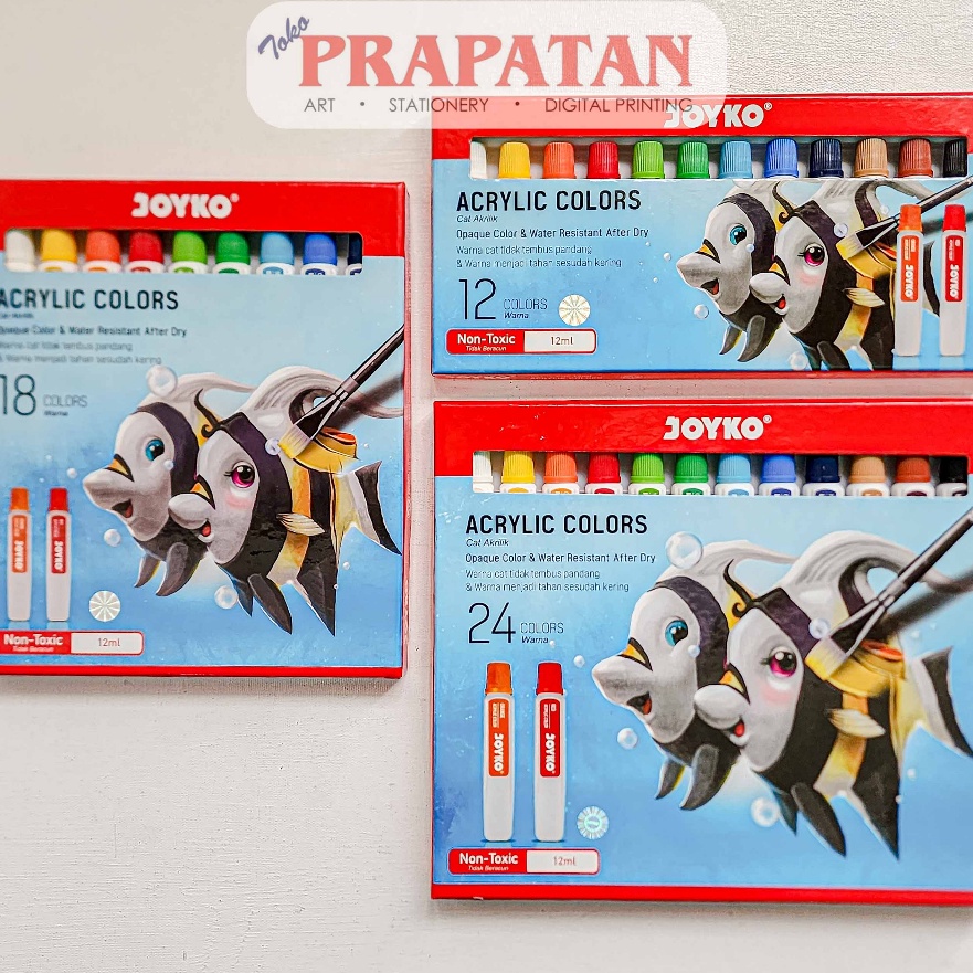 

HJ6 Cat Akrilik Set Joyko 12ml Joyko Acrylic Set