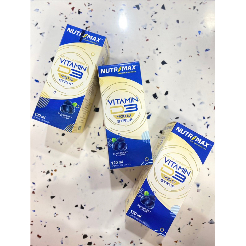 NUTRIMAX VITAMIN D3 400IU SIRUP/VITAMIN D3 UNTUK ANAK