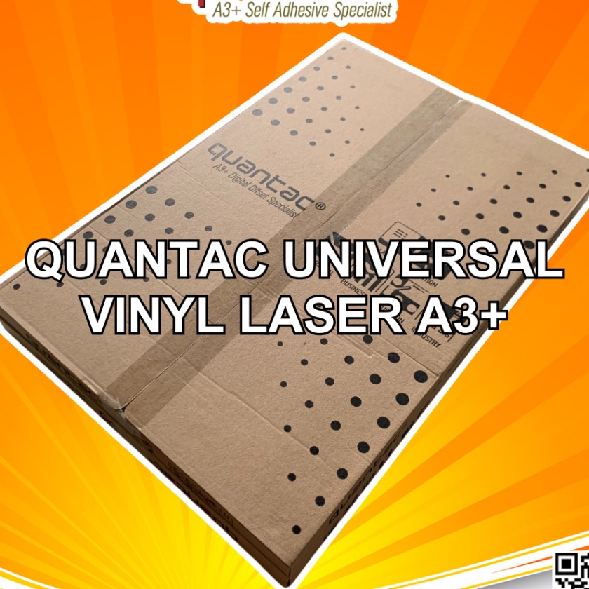 

HJ6 QUANTAC UNIVERSAL Sticker Vinyl A3 Stiker Dital Print Laser Toner Anti Air Pack
