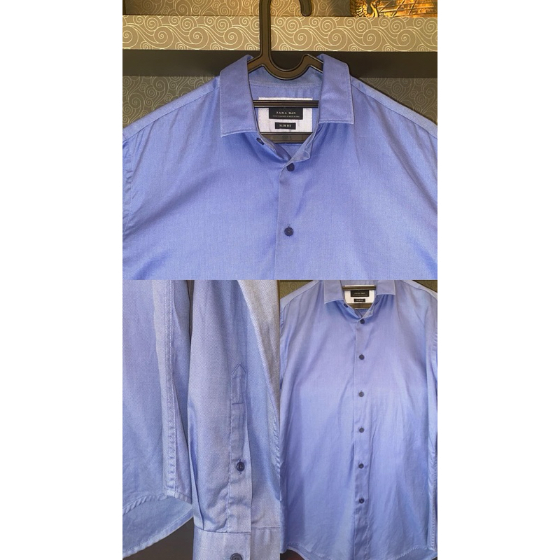 Kemeja Zara Men Lengan Panjang / Formal Kemeja Pria