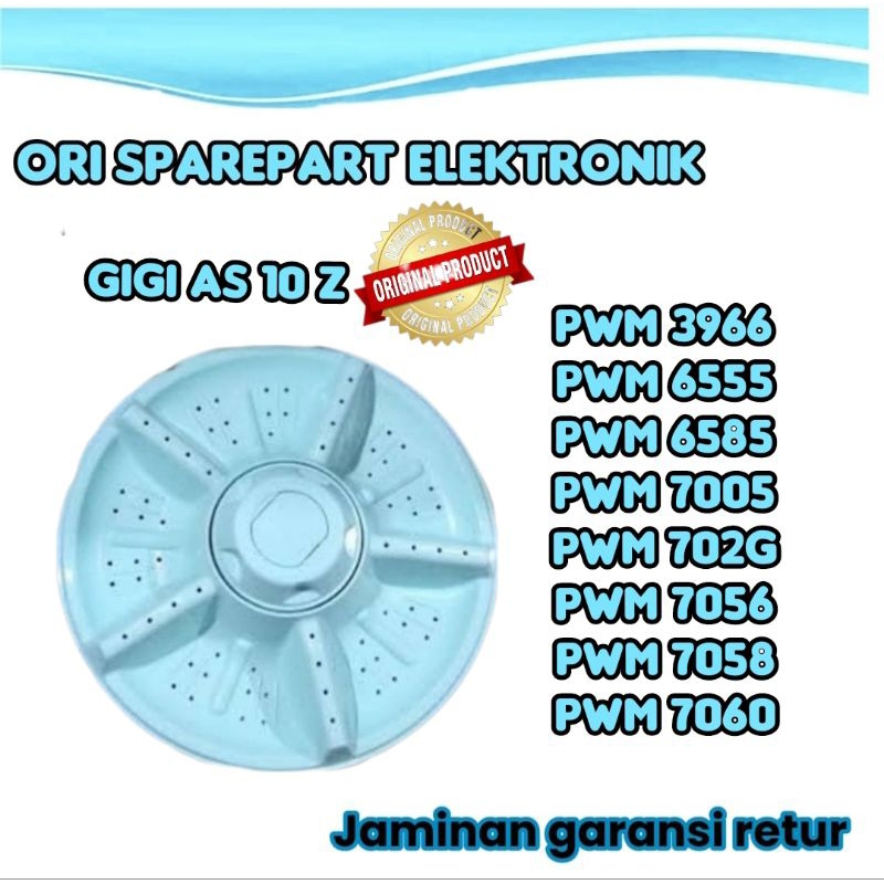 pulsator mesin cuci polytron pmw 7366/ pwm 6555/ pwm/6585