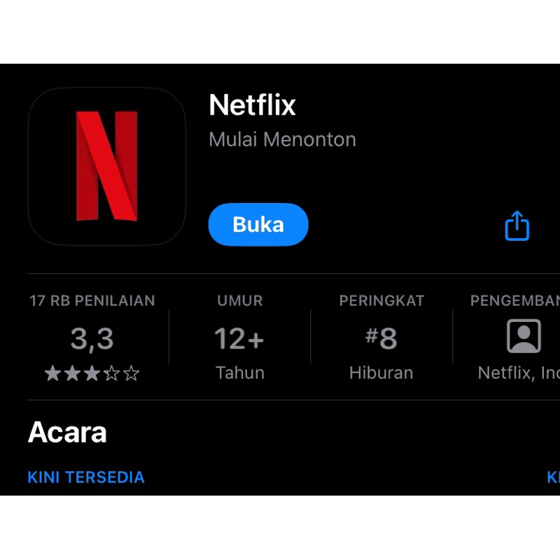 NETFLIX LEGAL PALING MURAH 1P2U