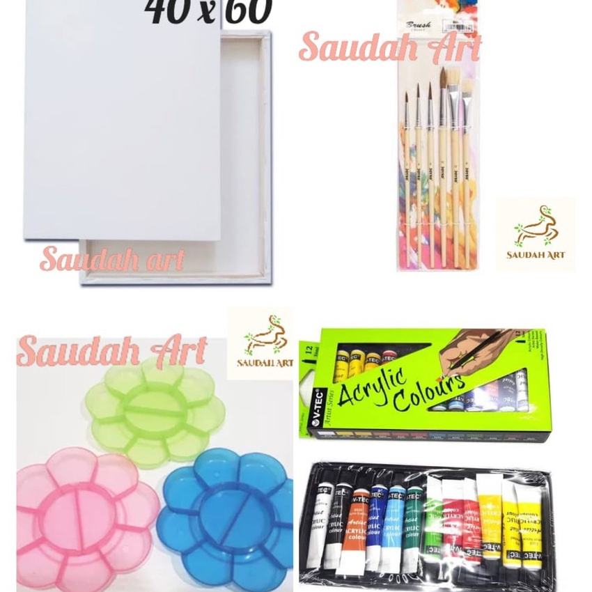 

HJ6 Kanvas Lukis kanvas 4x6kuaspaletcat akrilik