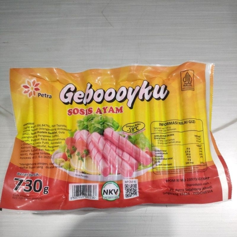 

Sosis Geboooyku 1000gr/ sosis / frozen food/ geboooyku