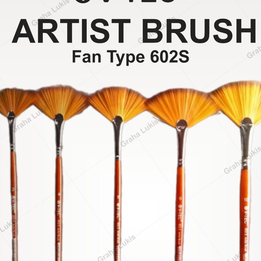 

KI3 VTEC Fan Brush 62S Kuas Lukis Kipas Artist Brush