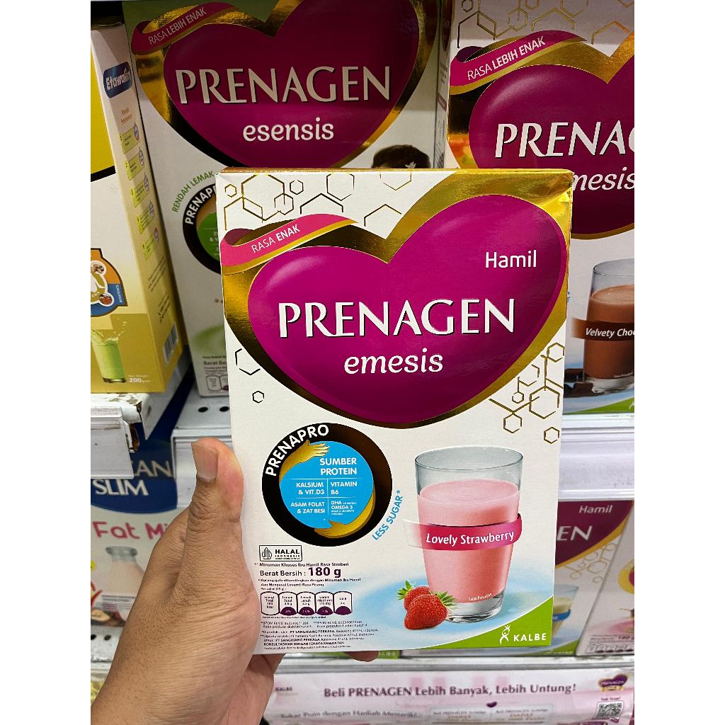 Prenagen Emesis Kemasan 180gr Rasa Lovely Strawberry l Susu Hamil Muda Prenagen l Susu Hamil Emesis
