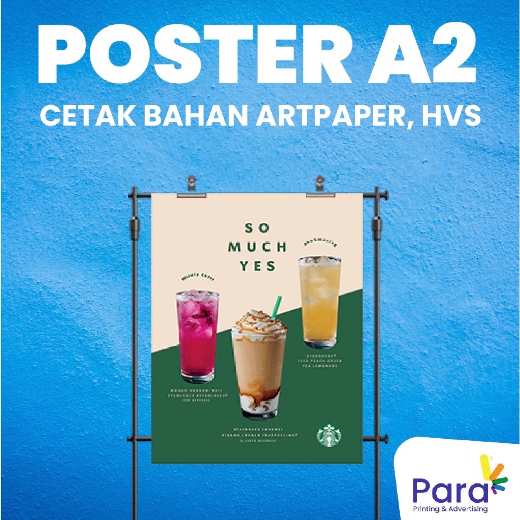 

CETAK POSTER BESAR ARTPAPER A2 | HVS A2 | FULL COLOR