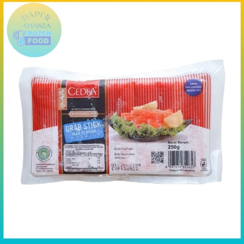 

CRAB STICK CEDEA IKAN OLAHAN 250 gram